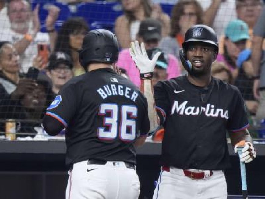 Jonrón y doble de Jake Burger aporta en la victoria de Marlins