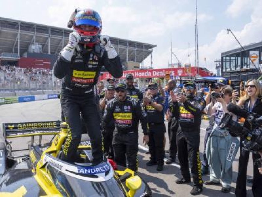 Colton Herta domina en Toronto para su primera victoria en IndyCar