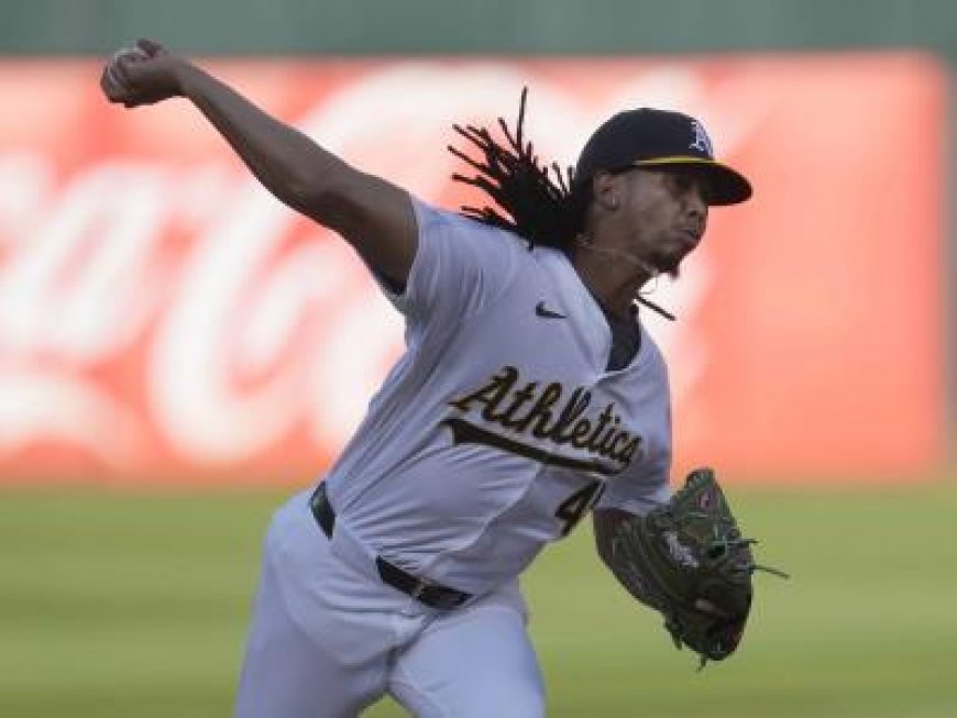 Dominicano Osvaldo Bidó gana, Atléticos se imponen 8-2 a Astros