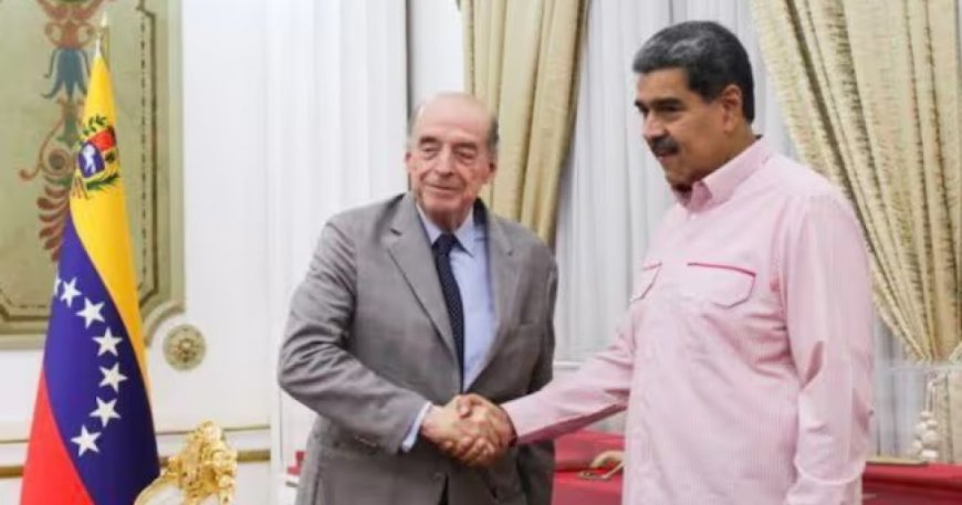 Maduro se reunió con el excanciller colombiano Álvaro Leyva